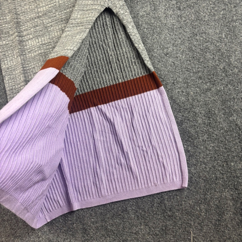 FREE PEOPLE Women’s Stop and Stare Set Color Block Ribbed Tank & Skirt sz: Small - Picture 10 of 16